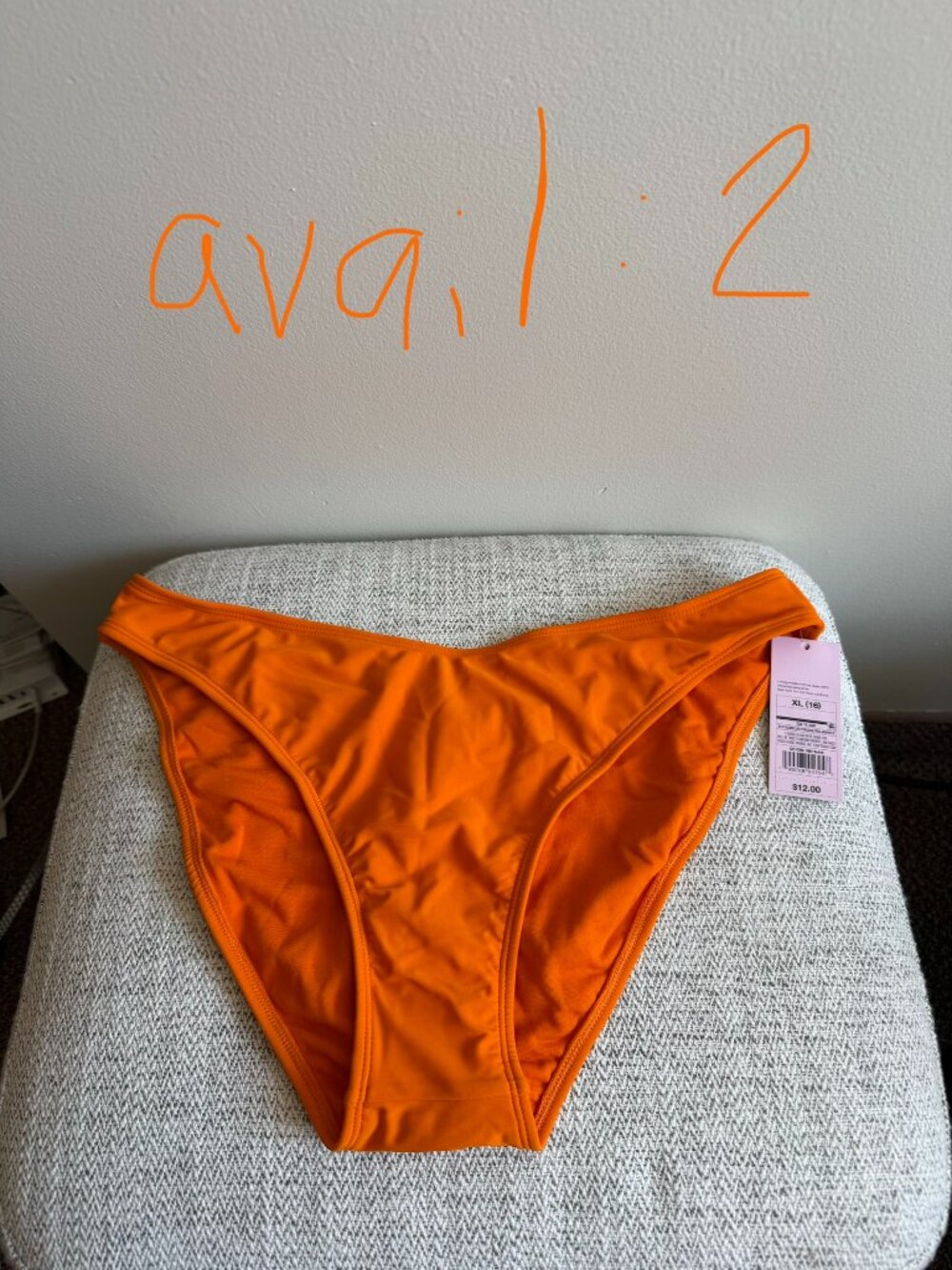 Wild Fable orange bikini bottom